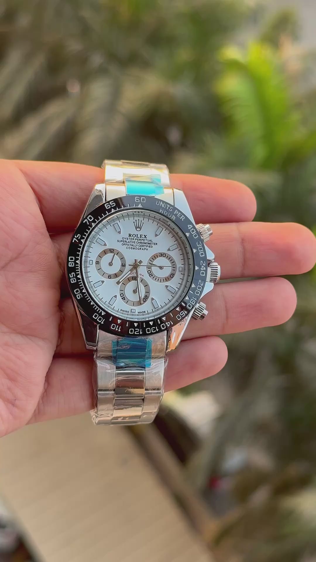 RLX DAYTONA PANDA QUARTZ